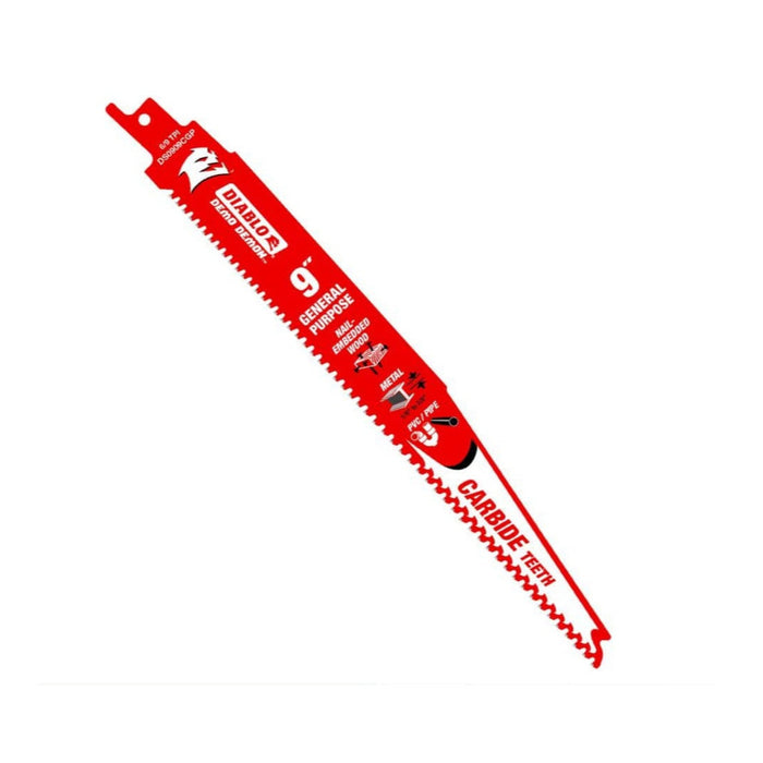 Saw Blade 9 in. 6/9 TPI Multipurpose Carbide Reciprocating