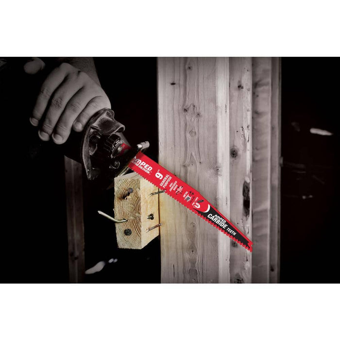Saw Blade 9 in. 6/9 TPI Multipurpose  Reciprocating Carbide