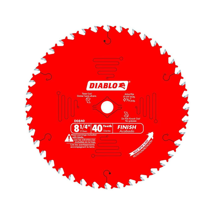 Saw Disc 8-1/4 in. x40-Teeth Wood Finishing