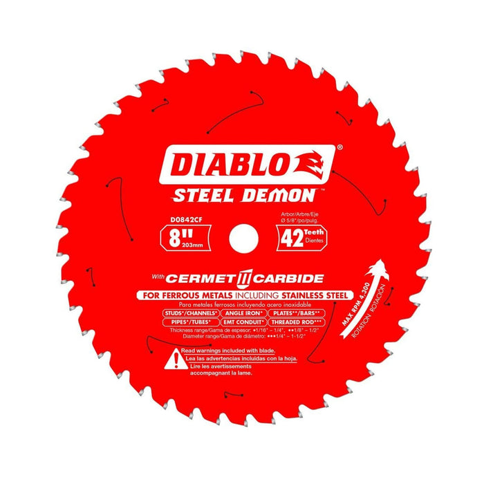 Saw Disc 8 in. x42-Teeth Thick Metal