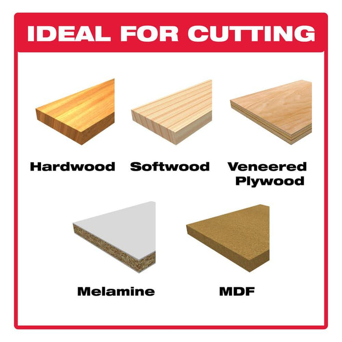 Saw Disc 8-1/4 in. x60-Teeth Wood Fine Finish