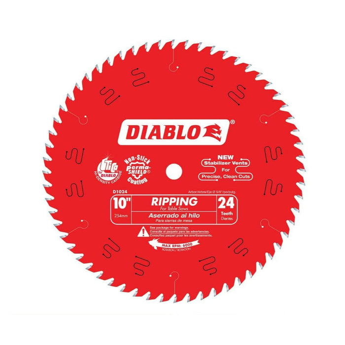 Saw Disc 10 in. x24-Teeth Wood Repping