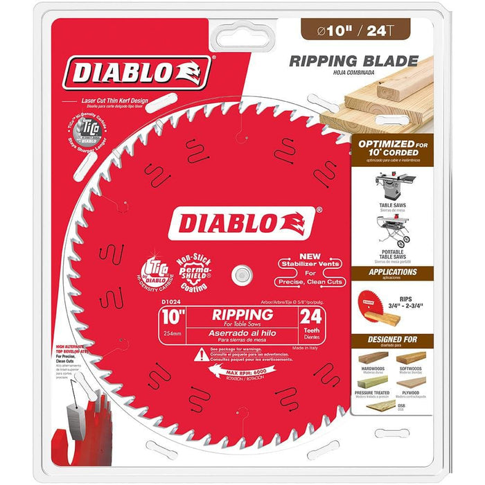 Saw Disc 10 in. x24-Teeth Wood Repping