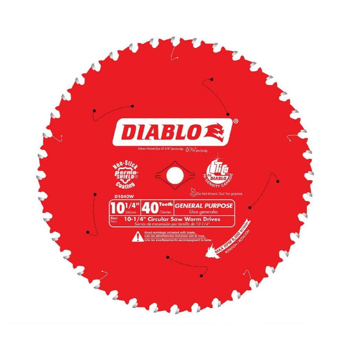 Saw Disc 10-1/4 in. x40-Teeth Wood Multipurpos