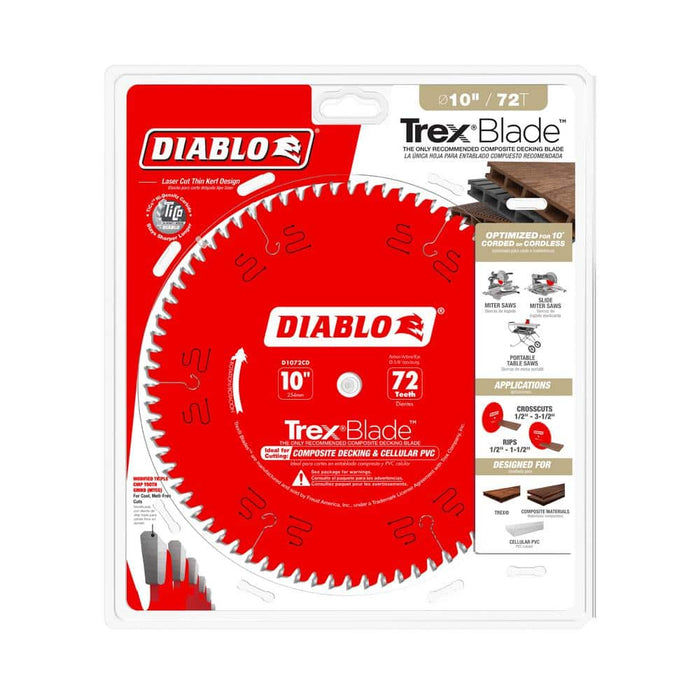 Saw Disc 10 in. x72-Teeth Composites and Plastic