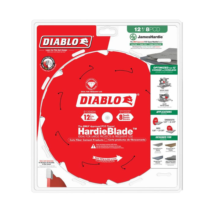 Saw Disc 12 in. x8-Teeth Firber Cement