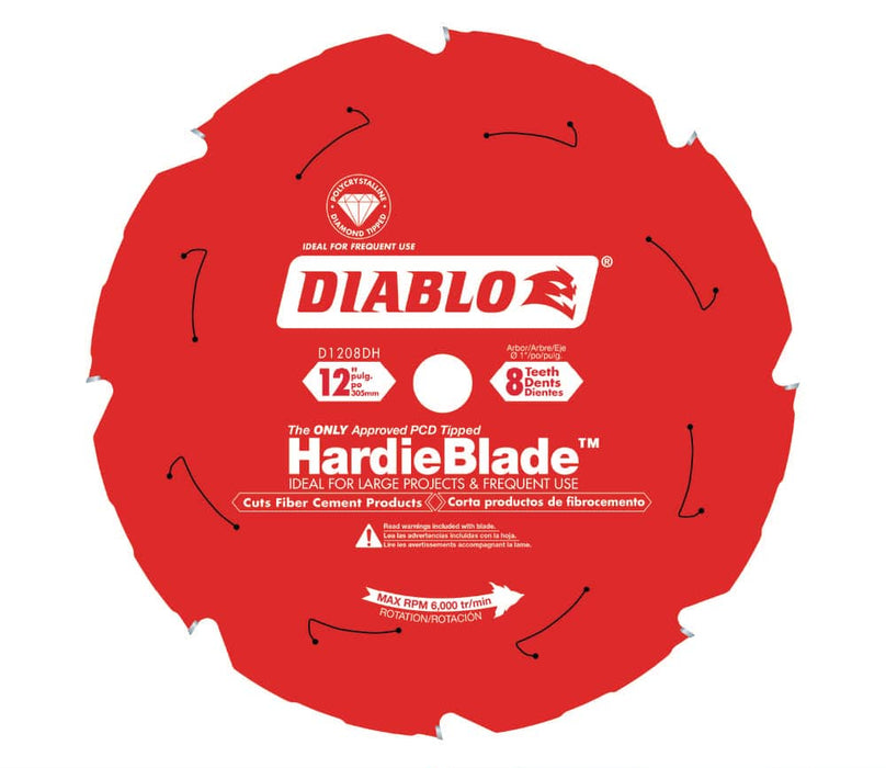 Saw Disc 12 in. x8-Teeth Firber Cement