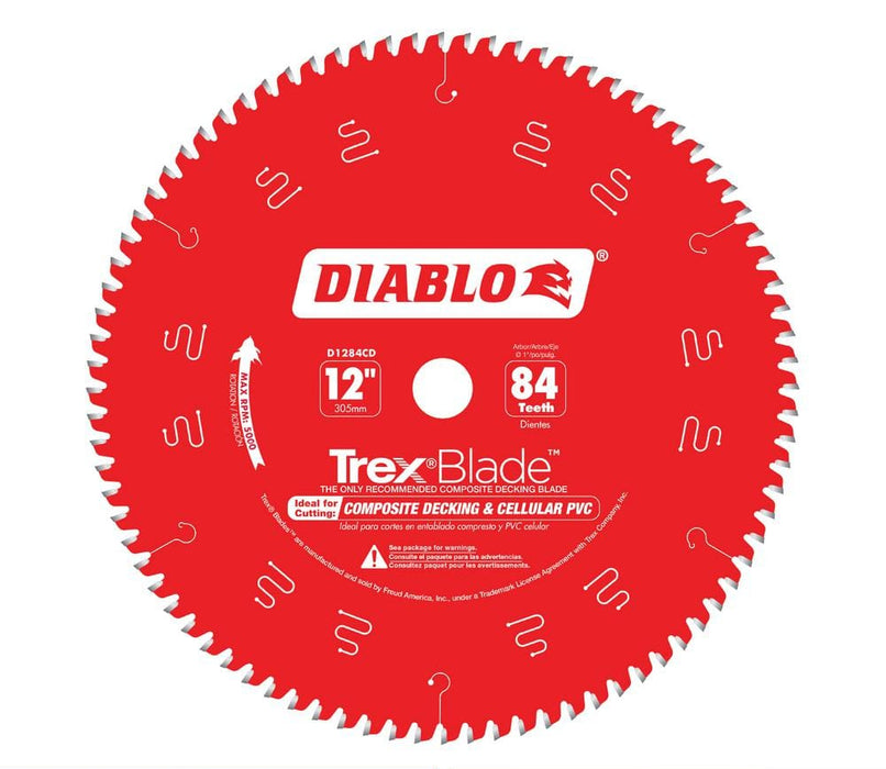 Saw Disc 12 in. x84-Teeth Composites and Plastic