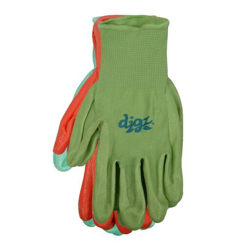 Gloves Nitrile Coated Women's Large (3-Pack)