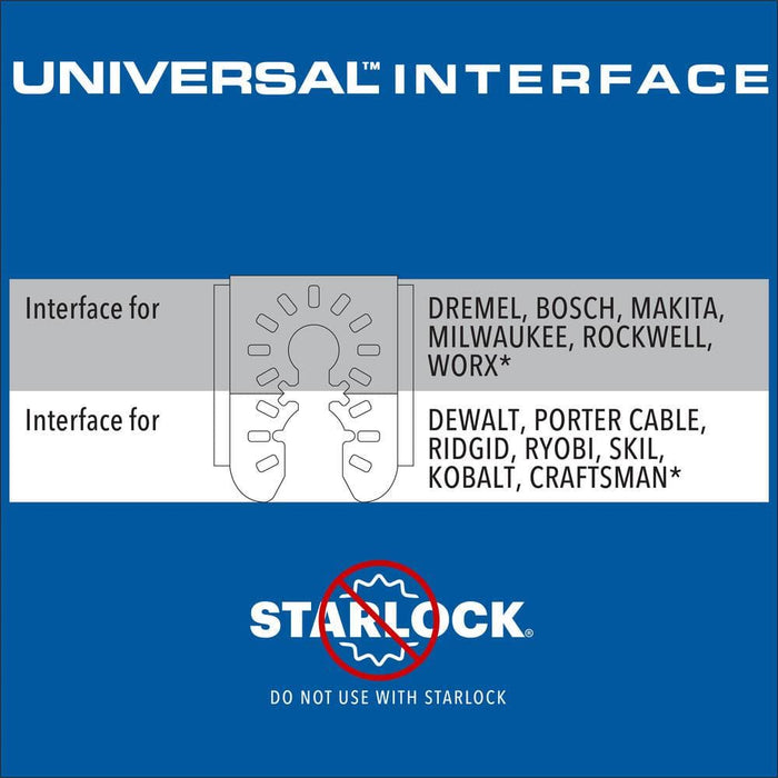 Oscillating Blade 1-1/4 in. Multipurpose Carbide Universal (3-Pack)