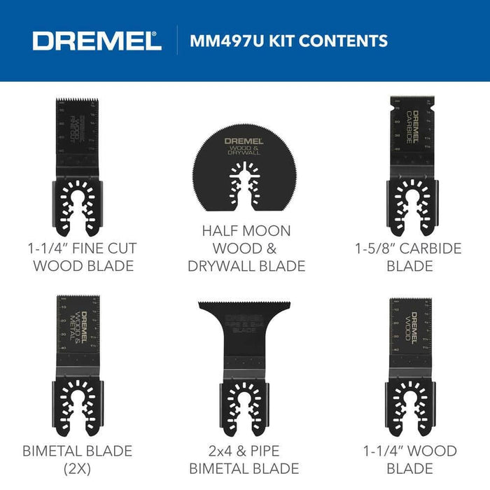 Oscillating Blade Set Multipurpose Multi-Tool (7-Pack)