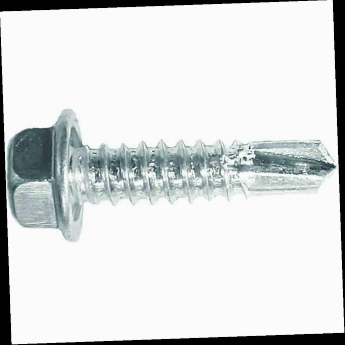 Self-Drilling Screws 3/4 in. External Hex Flange Hex-Head (1 lb.-Pack)
