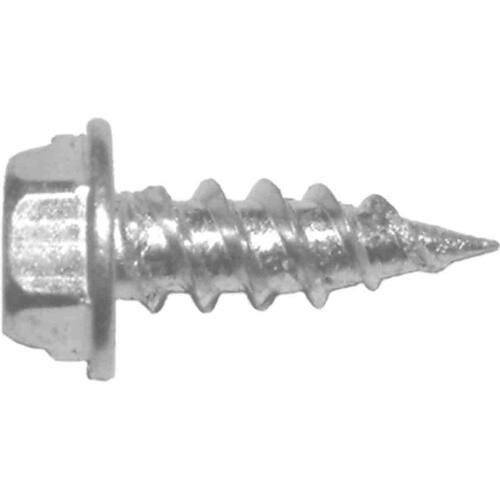 Self-Piercing Screws 1 lb. Coarse Zinc-Plated Steel Washer-Head Hex #8 x 1/2 in. (320-Pack)