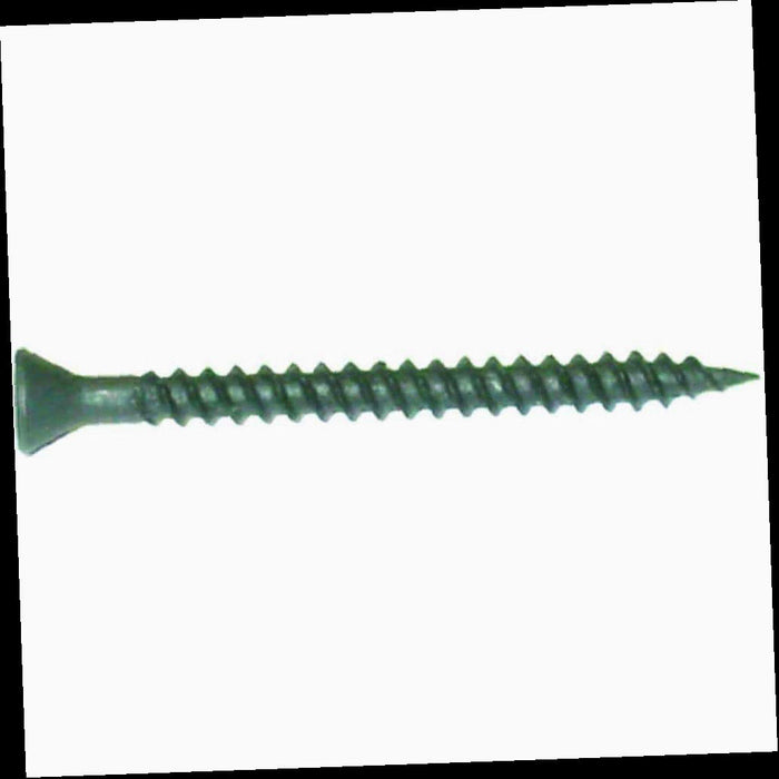 Screw #6 x x 1-5/8 in. 1 lb. Fine Phosphate-Plated Steel Trim-Head Square Wood Screws (267-Pack) Head
