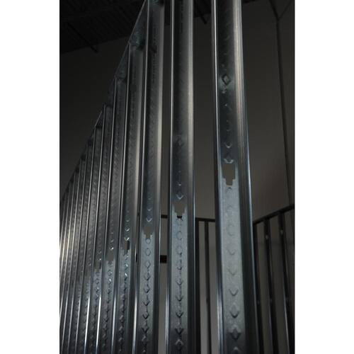 Track 3-5/8 in. x 10 ft. 1-1/4 in. Galvanized Steel ProTRAK 25