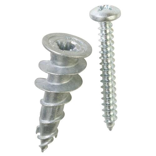 Drywall Anchor 3/8 in. x 1 in. Flat Head Phillips (25-Pack)