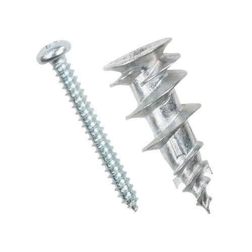 Drywall Anchor 3/8 in. x 1 in. Flat Head Phillips (25-Pack)