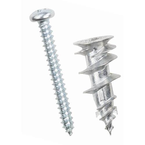 Drywall Anchor 3/8 in. x 1 in. Flat Head Phillips (50-Pack)