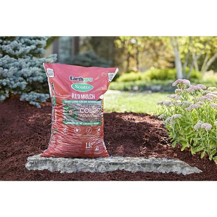 Wood Mulch Red 1.5 cu.ft.  Shredded Bagged Earthgro 6