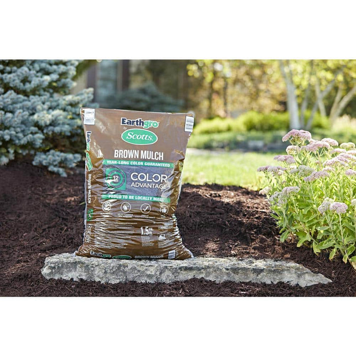 Wood Mulch Brown 1.5 cu.ft.  Shredded Bagged Earthgro 5