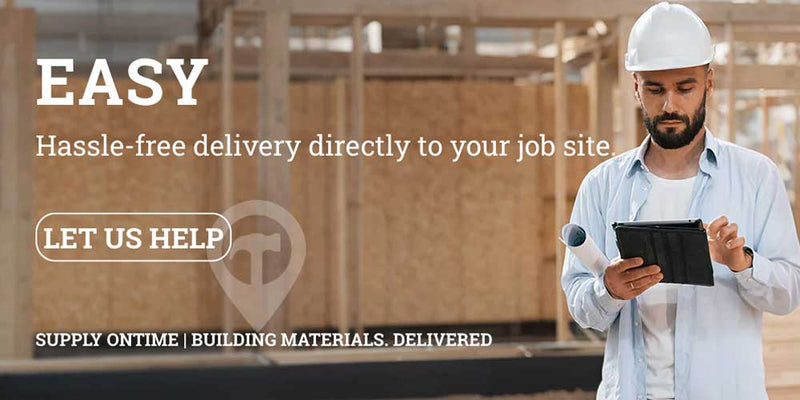 Keep working on your project, we will deliver to your job site
