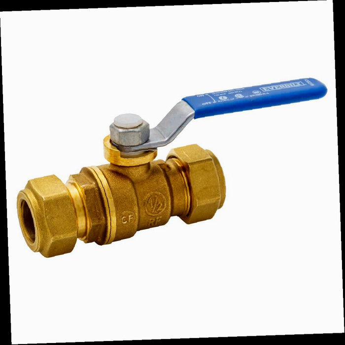 Brass Compression Full Port Ball Valve 1/2 in. x 1/2 in.