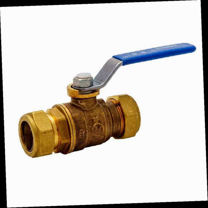 Ball Valve Brass Compression Full Port 3/4 in. x 3/4 in.