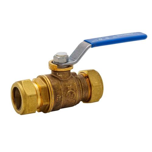 Ball Valve Brass Compression Full Port 3/4 in. x 3/4 in.