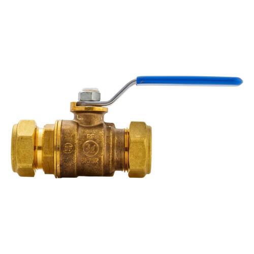 Ball Valve Brass Compression Full Port 3/4 in. x 3/4 in.