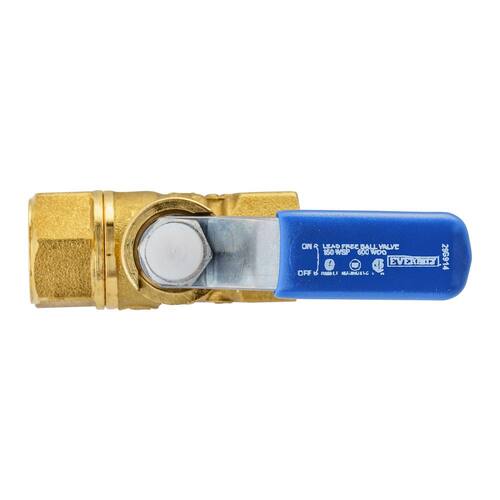 Brass Ball 1/4 in. MIP x MIP PSI-600