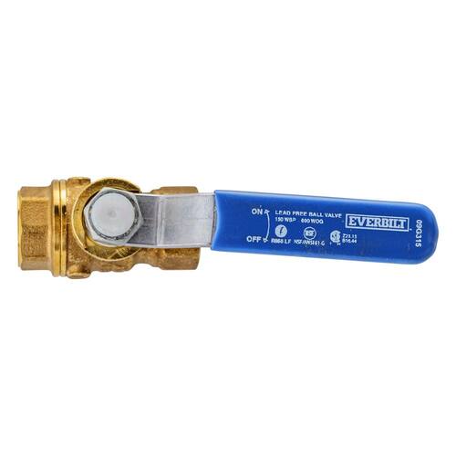 Brass Ball 3/8 in. MIP x MIP PSI-600