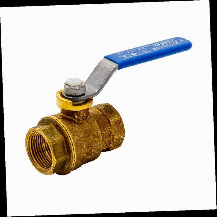 Ball Valve Brass FPT Full Port 3/4 in.