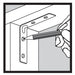 Corner Brace 2 in. Black ZMAX Galvanized (4-Pack) 4