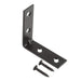 Corner Brace 2 in. Black ZMAX Galvanized (4-Pack) 6
