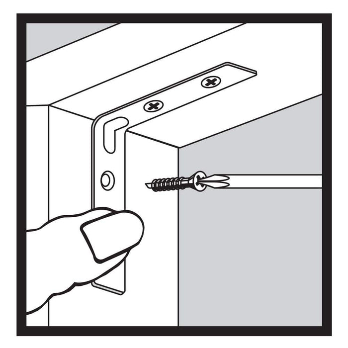 Corner Brace 4 in. Zinc Plated (2-Pack) 6