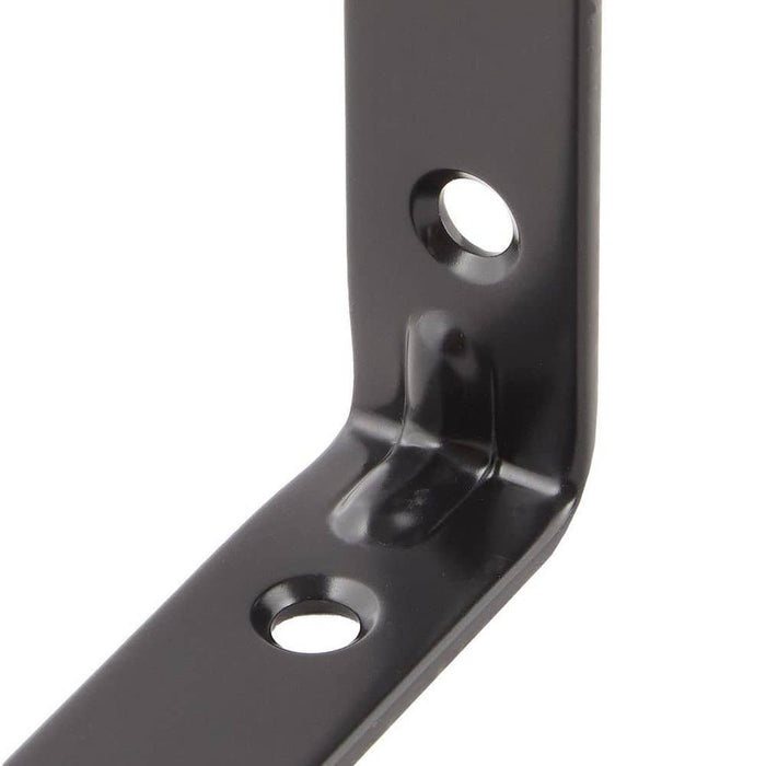 Corner Brace 4 in. Black ZMAX Galvanized (4-Pack) 3