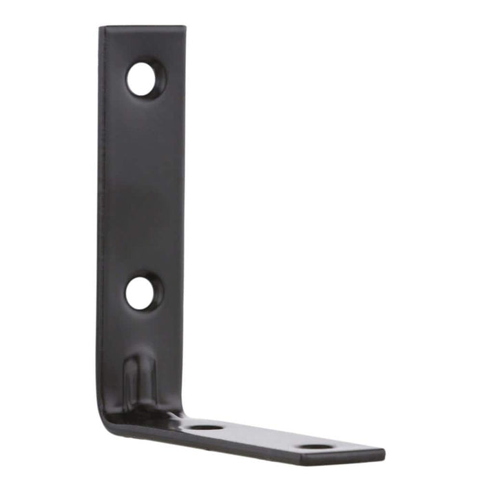 Corner Brace 4 in. Black ZMAX Galvanized (4-Pack) 4