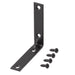 Corner Brace 4 in. Black ZMAX Galvanized (4-Pack) 8