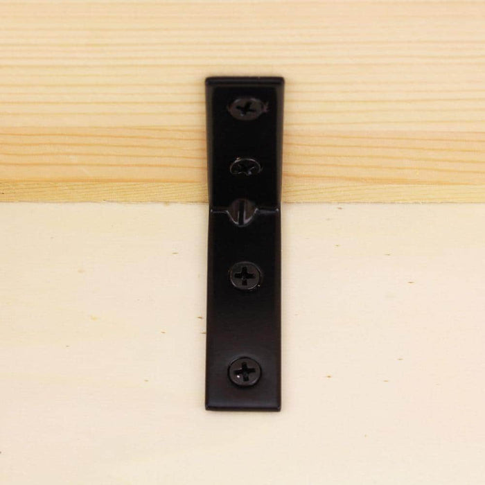 Corner Brace 4 in. Black ZMAX Galvanized (4-Pack) 2