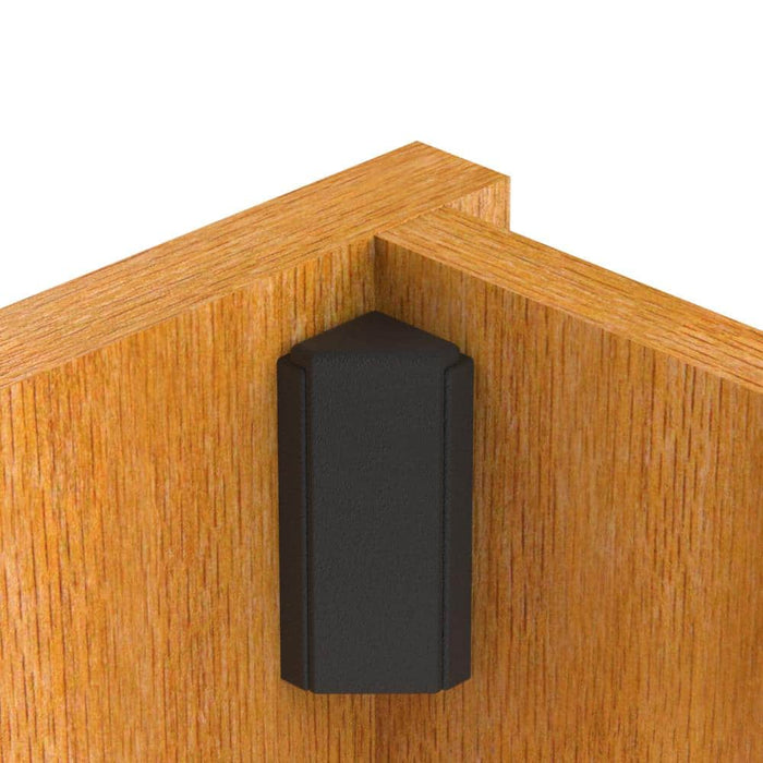 Corner Brace 1-1/2 in. x 1-1/2 in. Black Clip (2-Pack) 2