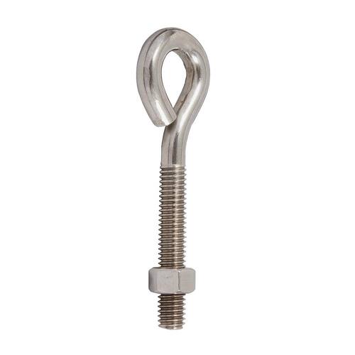 Eye Bolt/Nut 3/8 in. x 4 in. Stainless Steel