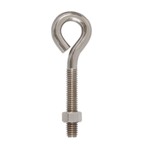 Eye Bolt/Nut 3/8 in. x 4 in. Stainless Steel