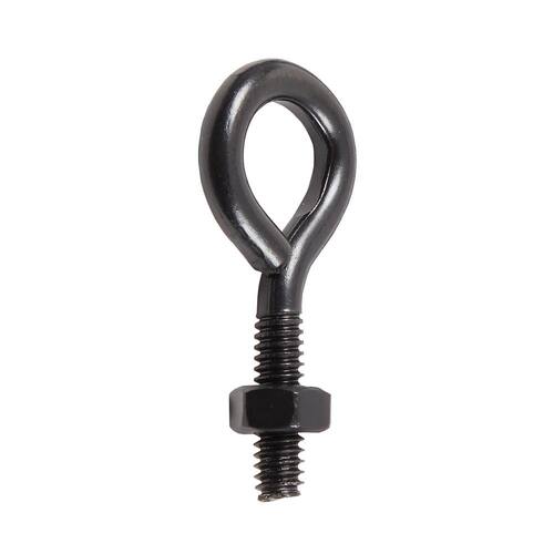 Eye Bolt 1/4 in.-20 x 2 in. Black (2-Pack)