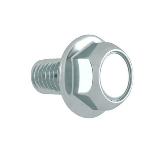 Flange Bolt M6-1.0 x 12 mm Zinc-Plated Steel 2 per Bag