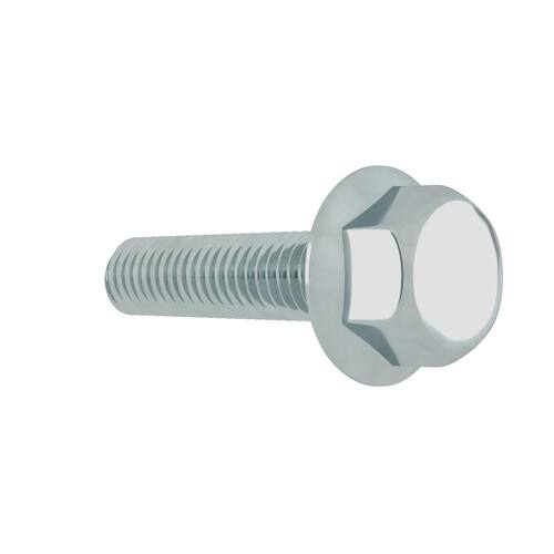 Flange Bolt M6-1.0 x 25 mm Zinc-Plated Steel 2 per Bag