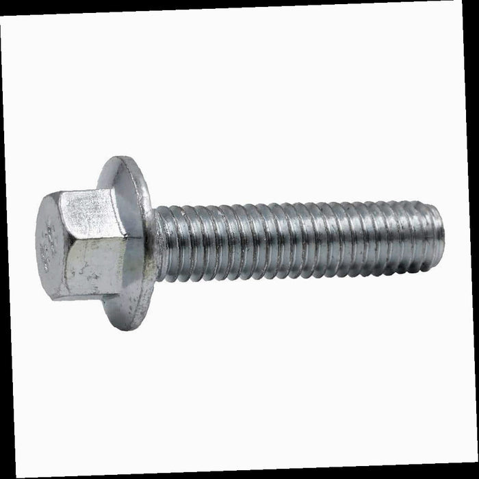 Flange Bolt M6-1.0 x 25 mm Zinc-Plated Steel 2 per Bag