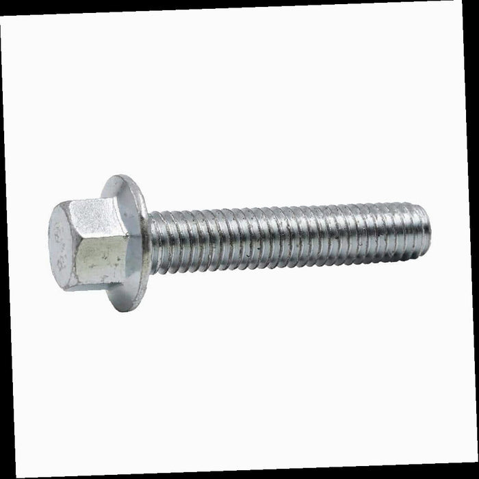 Flange Bolt M6-1.0 x 30 mm Zinc-Plated Steel 2 per Bag