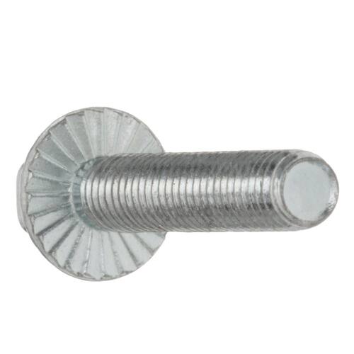 Flange Bolt M6-1.0 x 30 mm Zinc-Plated Steel 2 per Bag