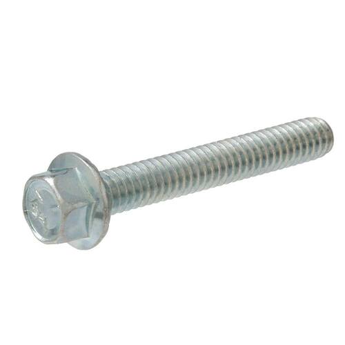 Bolt 1/4 in. - 20 x 1/2 in. Zinc-Plated Serrated Flange