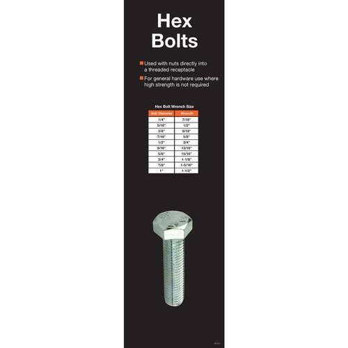 Hex Bolt 1/4 in.-20 x 1-1/4 in. Chrome 2-Pack